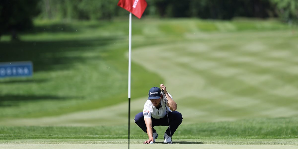 KITZBUEHEL,AUSTRIA,31.MAY.26 - GOLF - DP World Tour, Austrian Alpine Open, GC Kitzbuehel-Schwarzsee-Reith. Image shows Maximilian Steinlechner (AUT). Photo: GEPA pictures/ Amir Beganovic