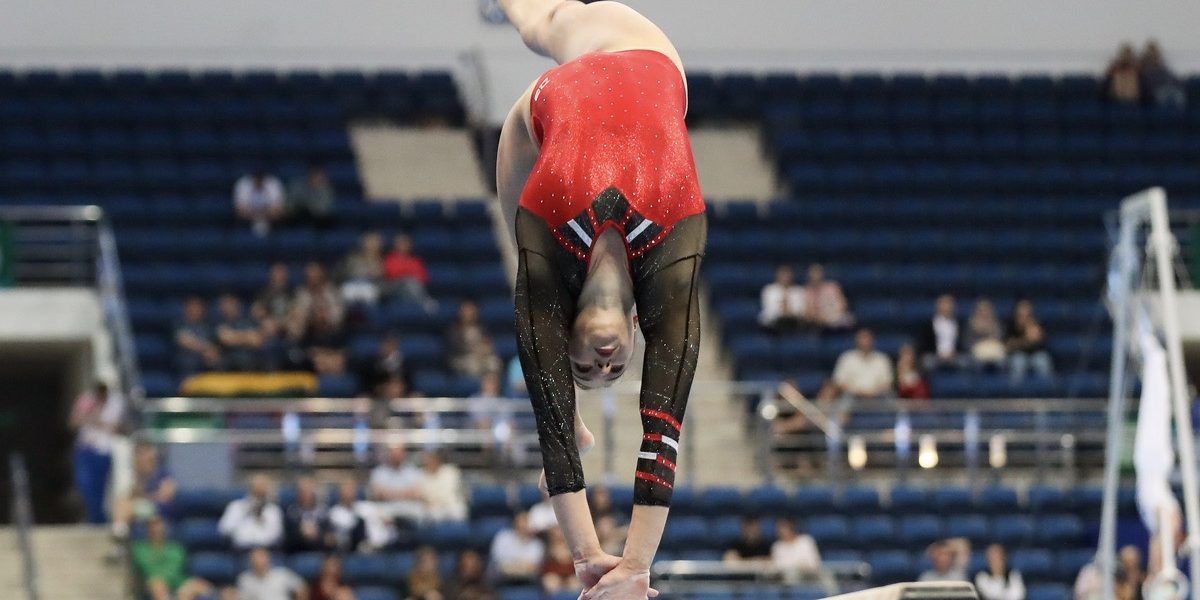 OLYMPICS – European Games Minsk 2019 MINSK,BELARUS,27.JUN.19 - OLYMPICS - European Games Minsk 2019, artistic gymnastics, women. Image shows Bianca Frysak (AUT). Photo: GEPA pictures/ Christian Walgram