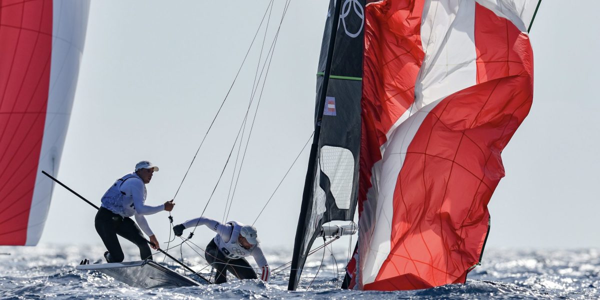 Paris 2024 Olympic Games – Sailing Paris 2024 Olympic Sailing in Marseille, France on 30 July, 2024. (Photo by World Sailing / Sander van der Borch)
