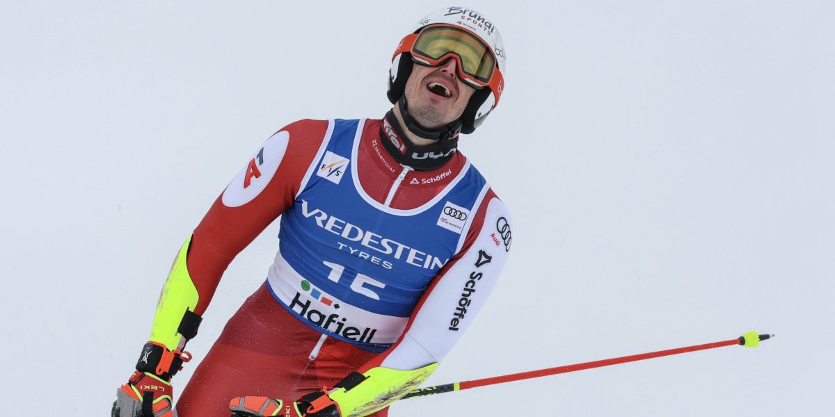 ALPINE SKIING – FIS WC Hafjell HAFJELL,NORWAY,15.MAR.25 - ALPINE SKIING - FIS World Cup, giant slalom, men. Image shows Stefan Brennsteiner (AUT). Photo: GEPA pictures/ Wolfgang Grebien