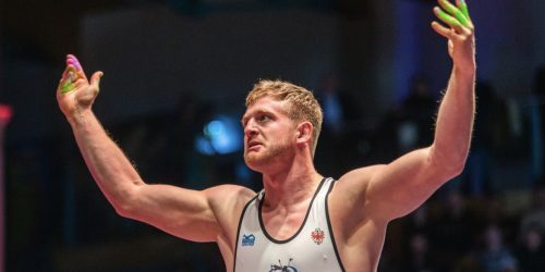 WRESTLING – BL final, Wals vs Inzing WALS-SIEZENHEIM,AUSTRIA,10.DEC.22 - WRESTLING - Oesterreichische Ringer Bundesliga, final, AC Wals vs RSC Inzing. Image shows Daniel Gastl (Inzing). Photo: GEPA pictures/ Gintare Karpaviciute