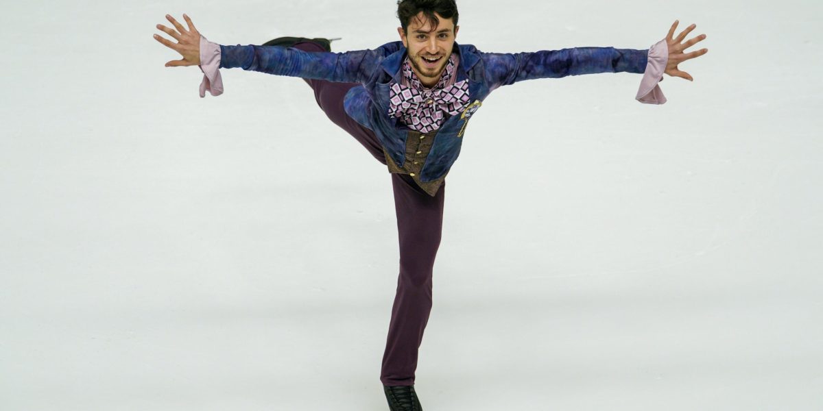 FIGURE SKATING – AUT Championships GRAZ,AUSTRIA,11.DEC.21 - FIGURE SKATING - Austrian championships, Master Class Men Free Skating. Image shows Maurizio Zandron (AUT). Photo: GEPA pictures/ Johannes Friedl