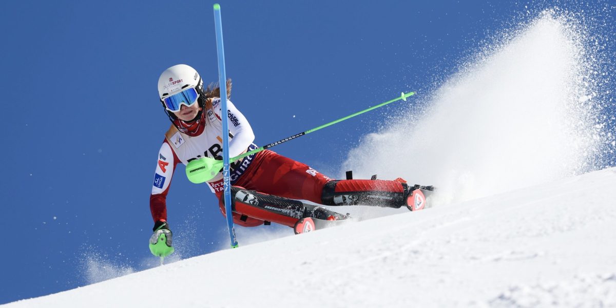 GURGL,AUSTRIA,23.NOV.25 - ALPINE SKIING - FIS World Cup, slalom, ladies. Image shows Natalie Falch (AUT). Photo: GEPA pictures/ Harald Steiner
