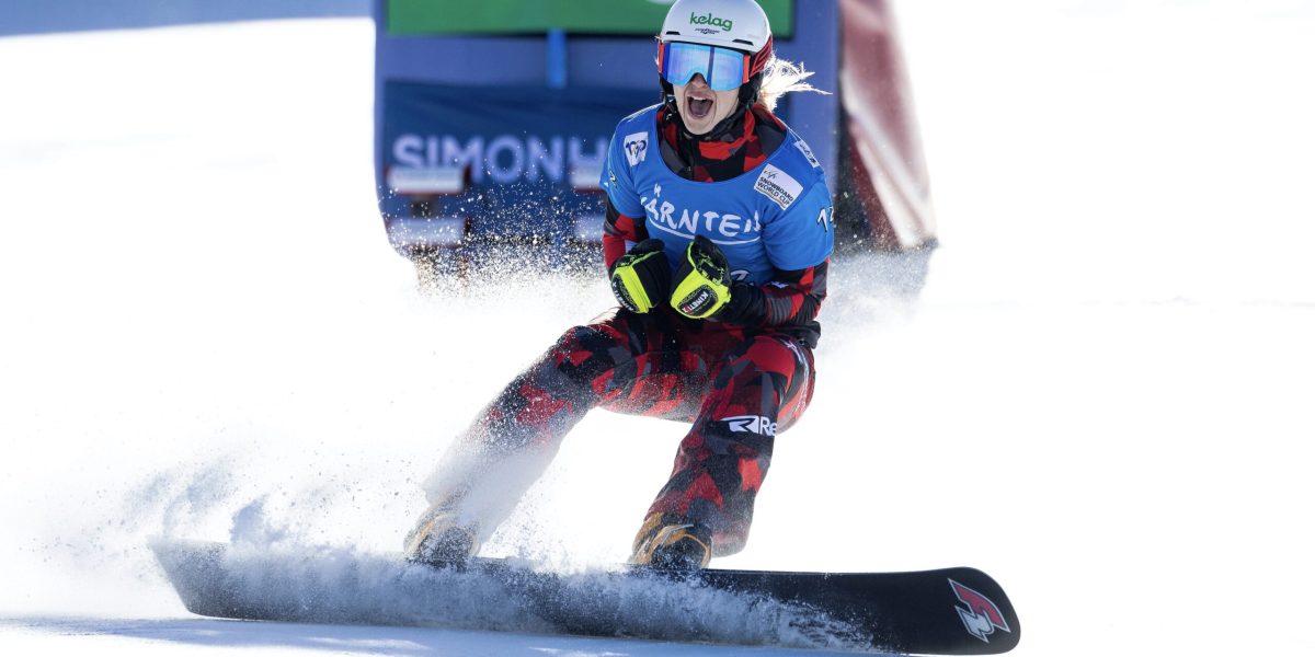 FIS Snowboard World Cup - Simonhöhe AUT - Snowboard Parallel Team Event - Team Austria 1 (PROMMEGGER Andreas and SCHOEFFMANN Sabine) © Miha Matavz/FIS