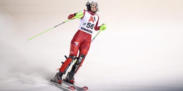 ALPINE SKIING – FIS WC Semmering SEMMERING,AUSTRIA,28.DEC.25 - ALPINE SKIING - FIS World Cup, slalom, ladies. Image shows the rejoicing of Natalie Falch (AUT). Photo: GEPA pictures/ Alexander Solc