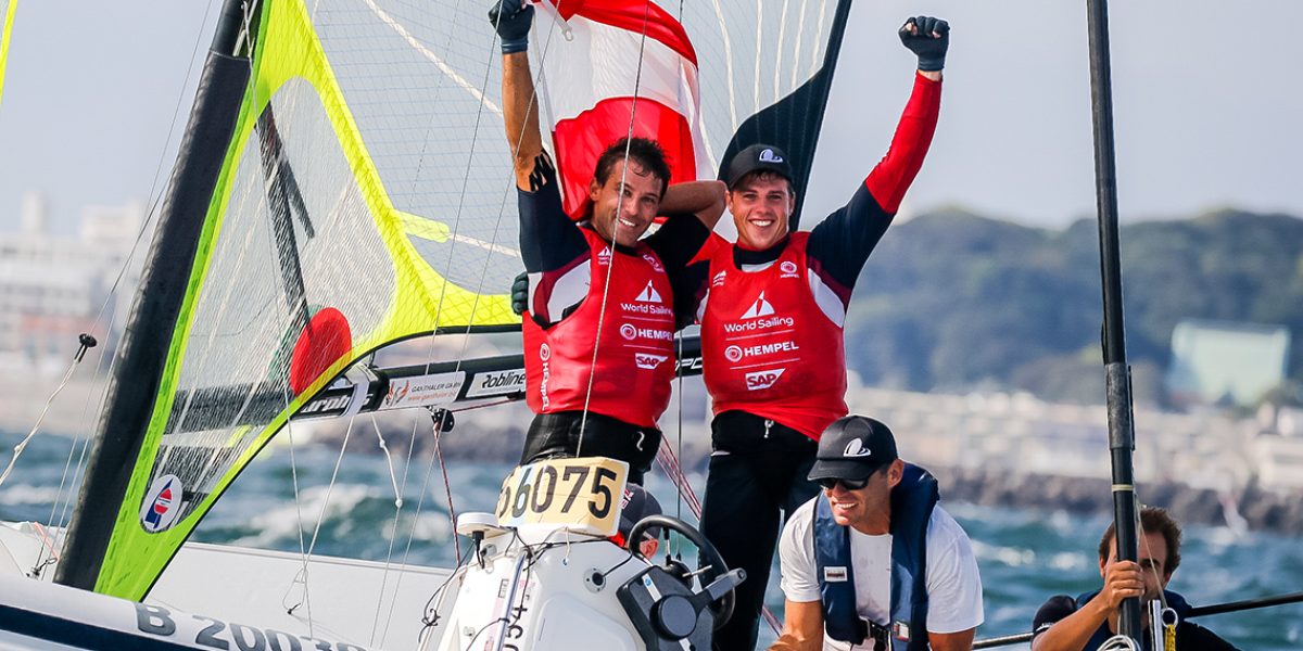 Enoshima, Round one of the 2020 World Cup Series. ©/SAILING ENERGY/WORLD SAILING31 August, 2019.