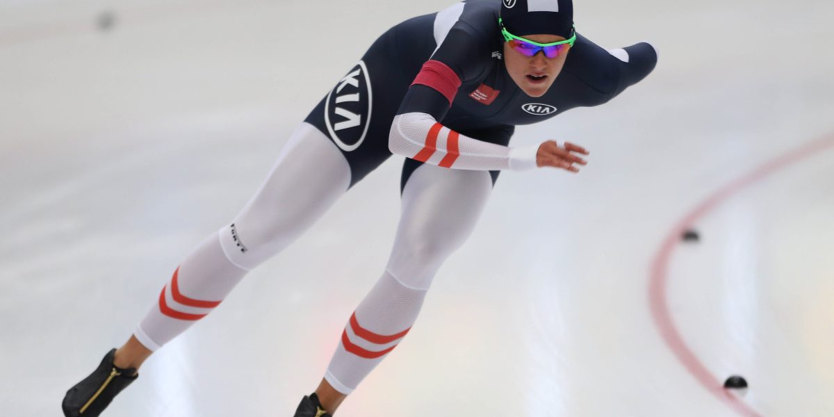 SPEED SKATING – Austrian Championships Sprint 2016 INZELL,GERMANY,17.OCT.15 - SPEED SKATING - Austrian Championships Sprint, 500m, ladies. Image shows Vanessa Bittner (AUT). Photo: GEPA pictures/ Mathias Mandl
