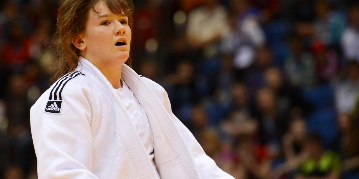 JUDO – EJU EM 2012 GEPA-27041287014 - CHELYABINSK,RUSSLAND,27.APR.12 - SPORT DIVERS, JUDO - EJU Europameisterschaften, Damen, bis 63kg. Bild zeigt Kathrin Unterwurzacher (AUT). Foto: GEPA pictures/ Martin Hoermandinger