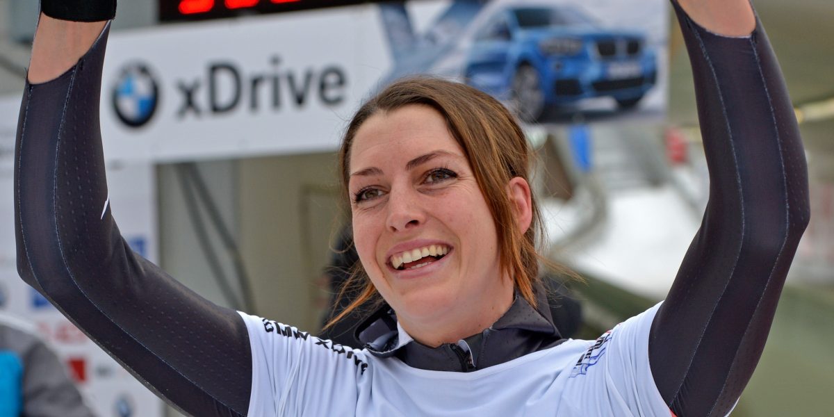 SKELETON – IBSF World Championships, Igls IGLS,AUSTRIA,20.FEB.16 - SKELETON - IBSF World Championships, Igls, ladies. Image shows Janine Flock (AUT). Photo: GEPA pictures/ Hans Osterauer