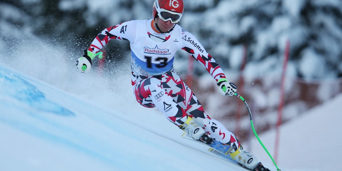 SCHLADMING,AUSTRIA,15.JAN.16 - ALPINE SKIING - FIS European Cup, Reiteralm, Super G, men. Image shows Clemens Nocker (AUT). Photo: GEPA pictures/ Harald Steiner
