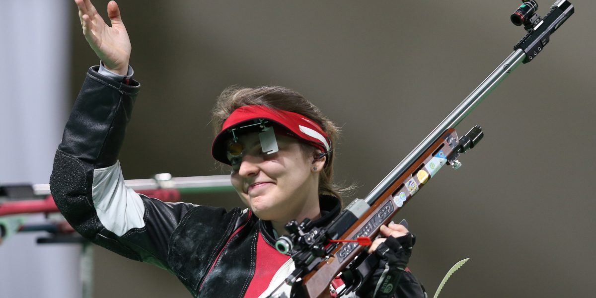 RIO DE JANEIRO,BRAZIL,11.AUG.16 - OLYMPICS, SHOOTING - Olympic Summer Games Rio 2016, Final 50m Rifle 3 Positions women. Image shows Olivia Hofmann (AUT). Photo: GEPA pictures/ Harald Steiner