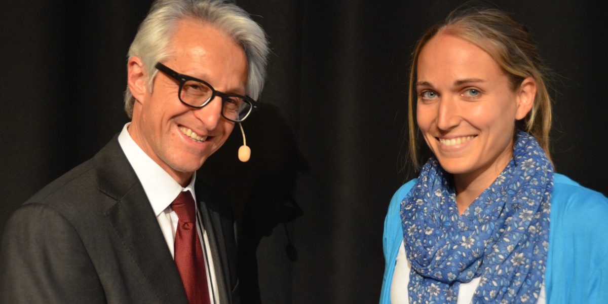 Lisa mit ECSS Präsident Lisa mit ECSS Präsident