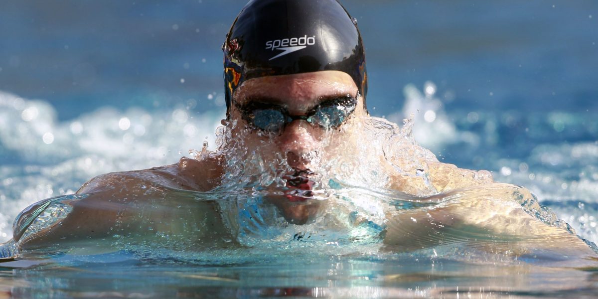 SWIMMING – AUT-Championships SANKT POELTEN,AUSTRIA,03.AUG.14 - SWIMMING - Austrian Championships, 50m breaststroke men. Image shows Bernhard Reitshammer (AUT). Photo: GEPA pictures/ Josef Bollwein